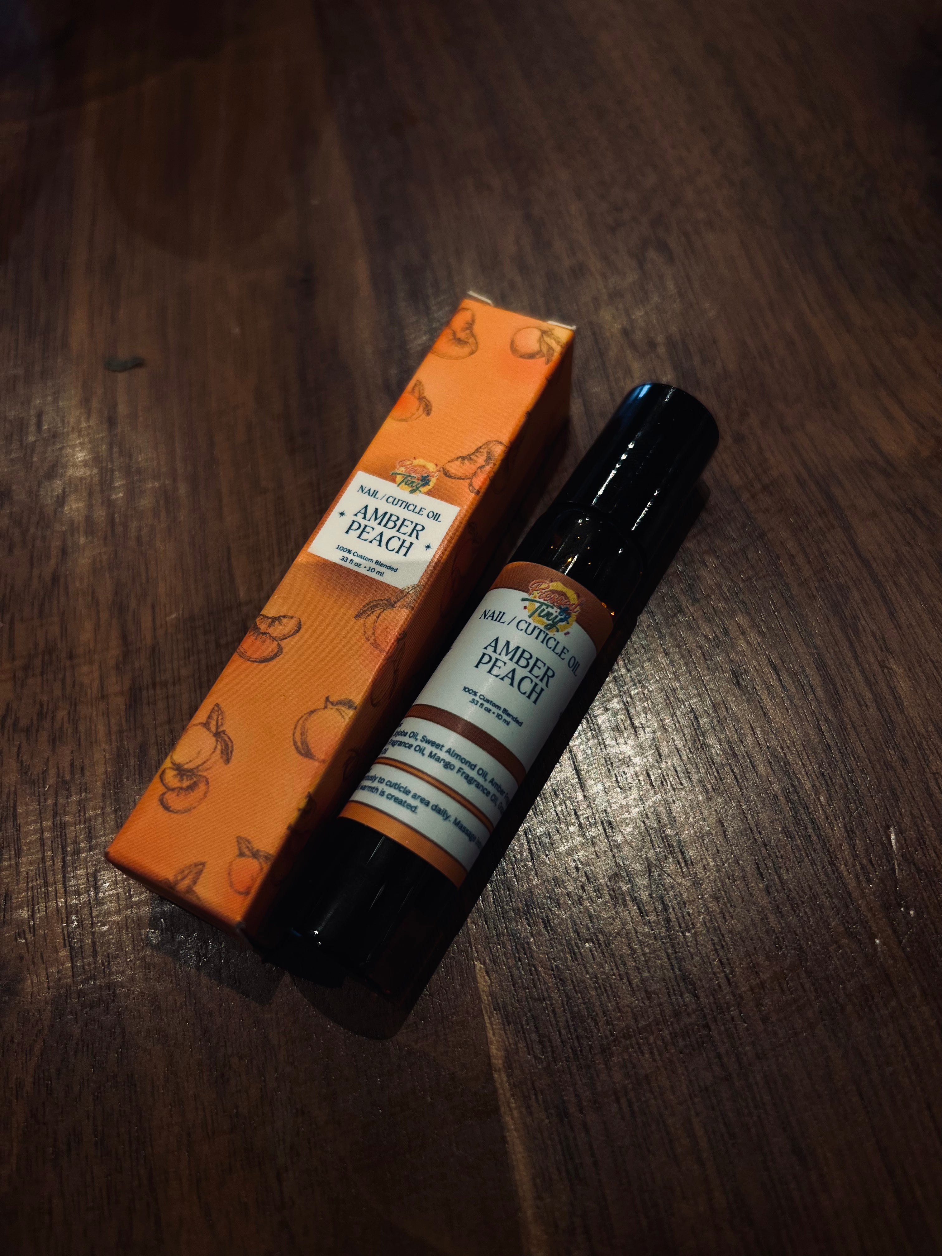 Amber Peach Nail/Cuticle Oil